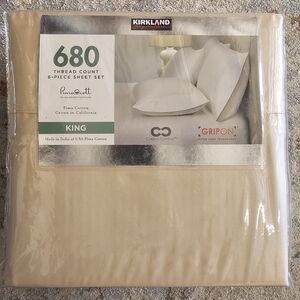 Kirkland Signature 680 TC Pima Cotton 6-Piece King Set- New!